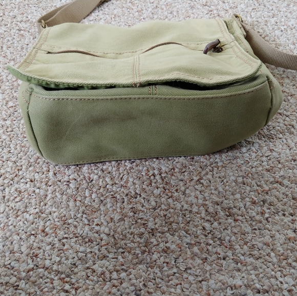 Relic Cotton Green Cross-Body Bag Thick Strap - Picture 6 of 8